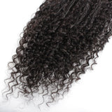 Deep Wave Boho Braids with Human Hair Blend