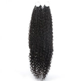 Deep Wave Boho Braids with Human Hair Blend